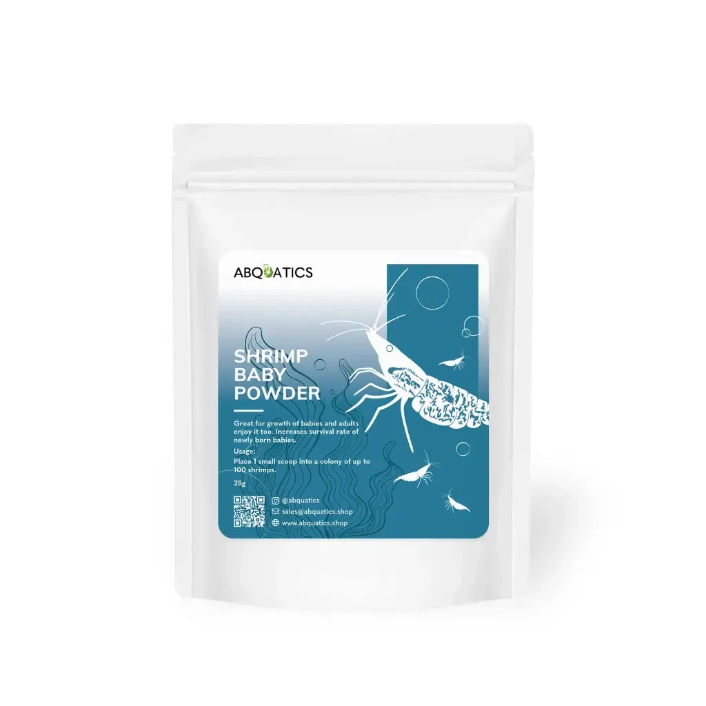Shrimp baby powder package.
