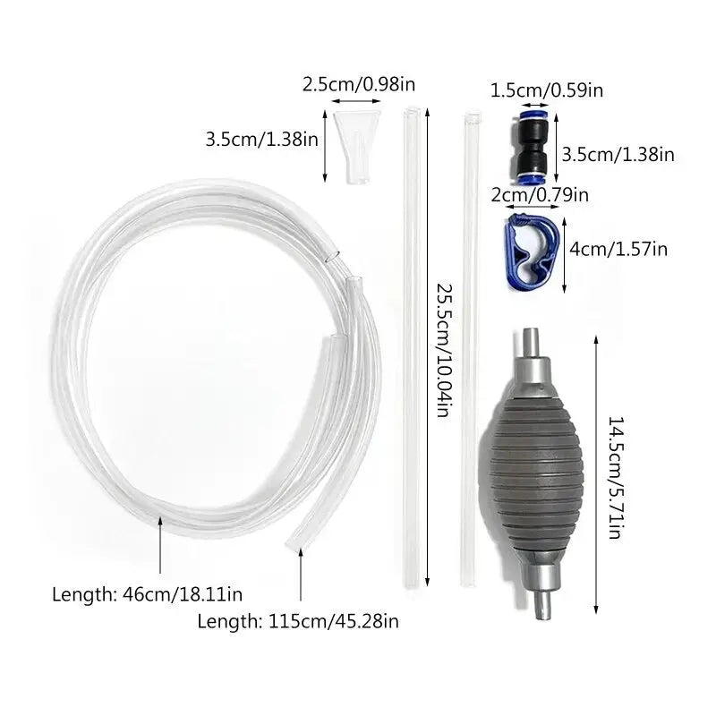 Spot Cleaning Siphon Grey