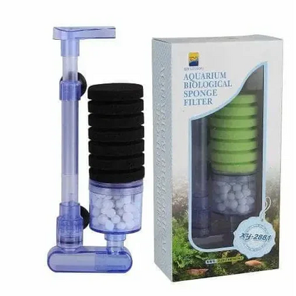 Aquarium biological sponge filter with box.