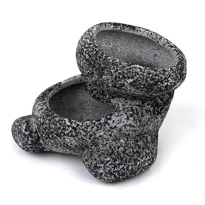 Up Aqua Ceramic Bonsai Stone Medium
