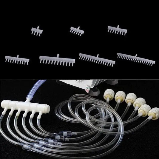 White Aquarium Air Splitter