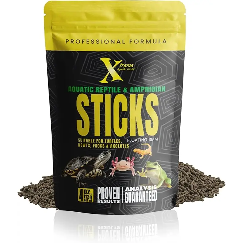 Bag of aquatic reptile and amphibian sticks.