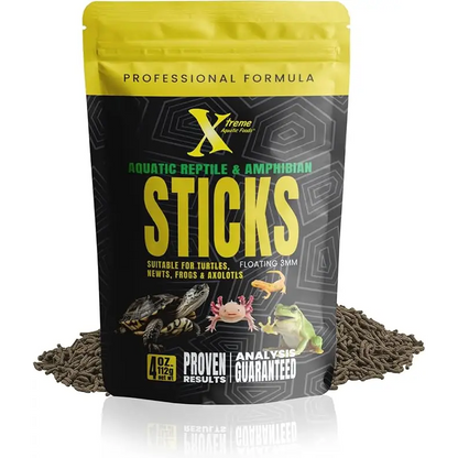Bag of aquatic reptile and amphibian sticks.
