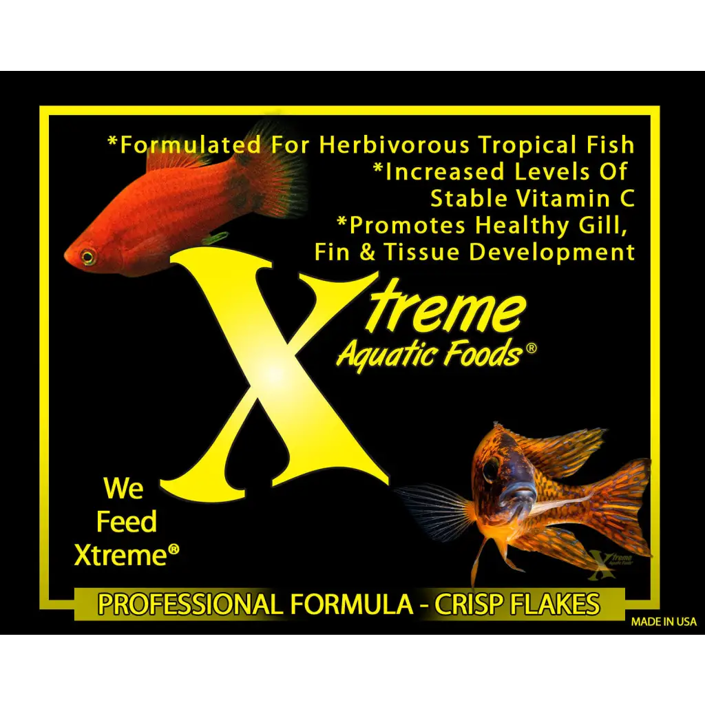 Fish food packaging.