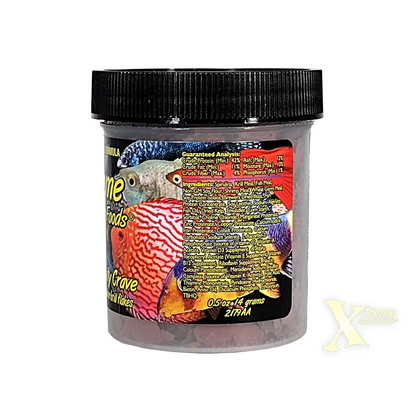 Container of fish food.