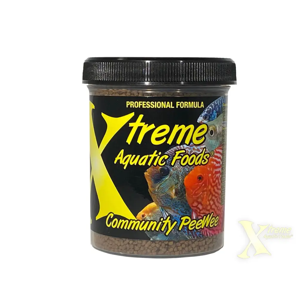 Container of Xtreme Aquatic Foods.