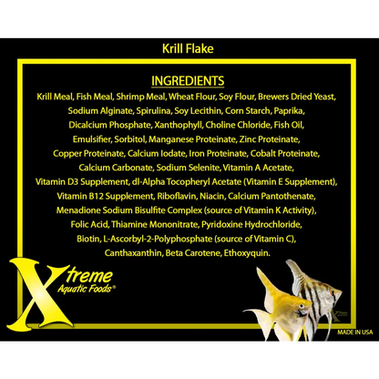 Krill flake fish food ingredients.