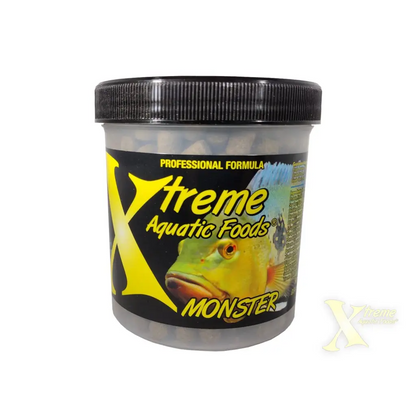 Container of fish food.