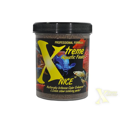 Container of fish food.